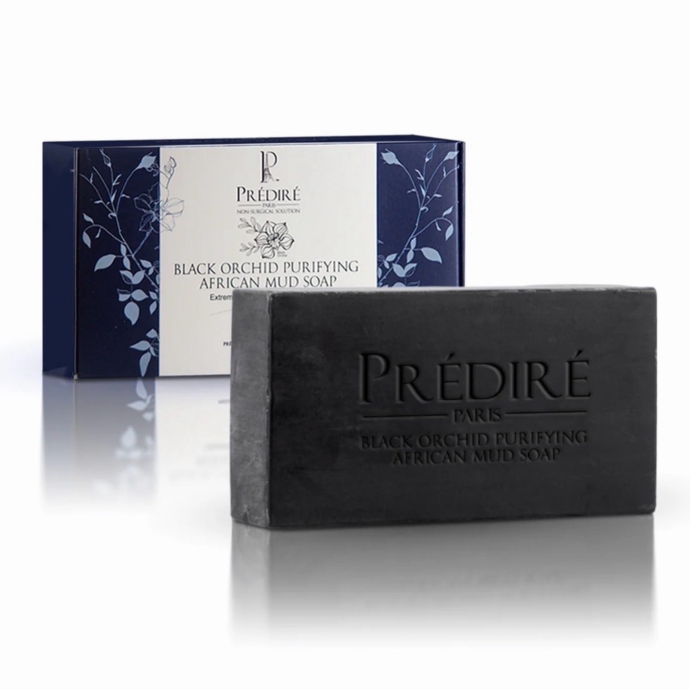 Prédiré Black Orchid Purifying African Mud Soap - NIB - Picture 3 of 5